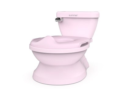 Ingenuity Toaleta dětská se zvukem My Size™ růžová