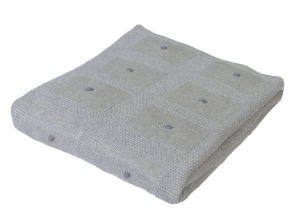 0026795 kocyk accent bambusowy roz 80x100 cm szary