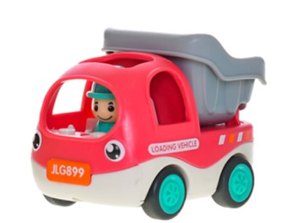 Auto stavební veselé Sklápěčka 6,5cm zpětný chod 18m+
