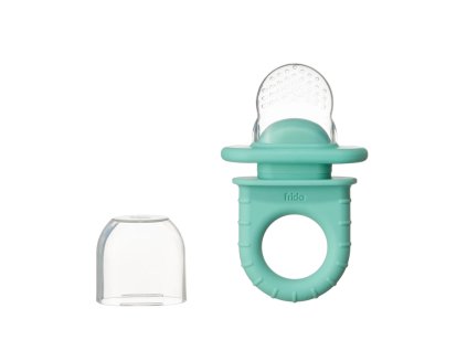 Frida Baby Dudlík silikonový ke krmení Push Pop Papuu 4m+