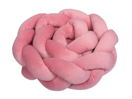 DuetBaby mantinel do postýlky Cop velvet růžový