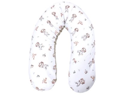 Eko Kojící polštář Velvet Medvídek zahradník