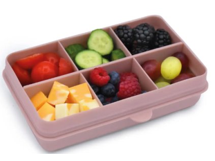 Melii Snackle box krabička na svačinku mini růžová