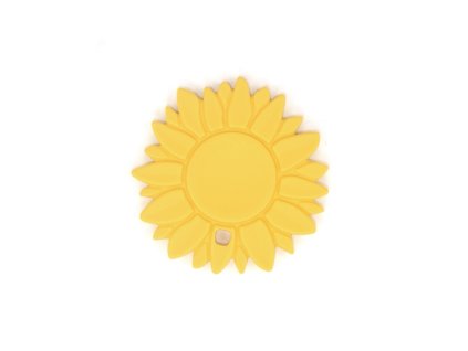 ob designs silikonove kousatko slunecnice lemon