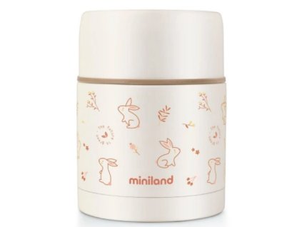 Miniland Termoska na jídlo Natur králíček 600ml