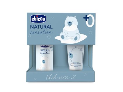 Chicco Set dárkový kosmetický Natural Sensation - We Are Two 0m+