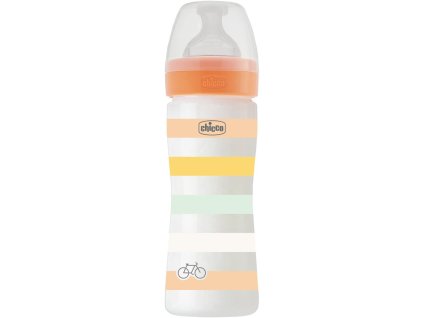Chicco Láhev kojenecká Well-being silikon 250 ml uni