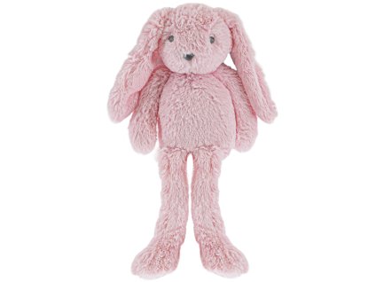 Zajíček Teddy plyšový dlouhé nohy 30cm -sv.růžový