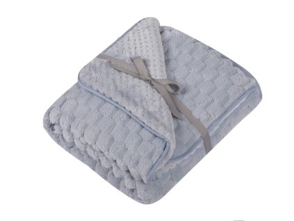 DuetBaby Dětská deka 3D Soft - šedá