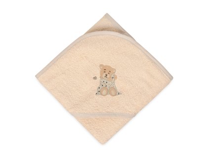 0025974 kapielowe okrycie niemowlece maxi roz100x100 bezowe