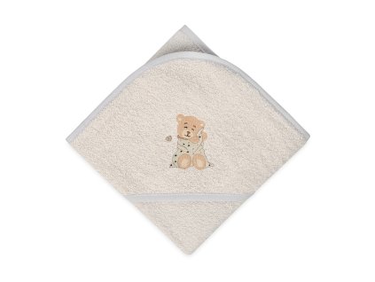 0025948 kapielowe okrycie niemowlece maxi roz100x100 szare