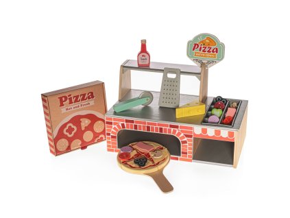 Zopa Dřevěný set Pizzerie