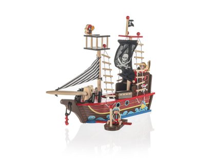 Zopa Dřevěná pirátská loď