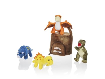 Zopa Plyšový set hraček Dino