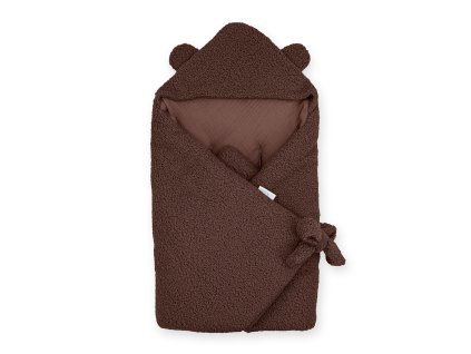 AlberoMio Deka do autosedačky Buklé Brown