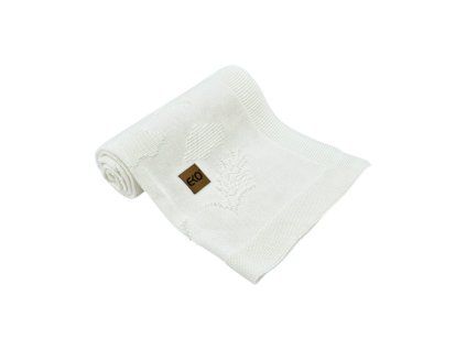 bambusova pletena deka spikes ecru