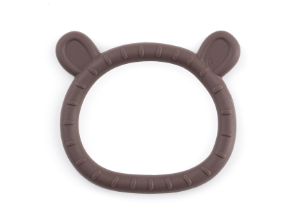Petite Mars Kousátko silikonové Teddy Bitter Cocoa 0m+