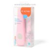 Babyono Lžička silikonová s obalem 6m+ růžová