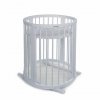 MIMIKO Postýlka kulatá 9v1 Round -Grey