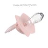Canpol babies set symetrických silikonových dudlíků BONJOUR PARIS růžový - 18+m