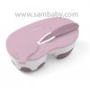 Babyono Miska 2v1 uzavíratelná, s lžičkou 200 + 150 ml 6 m + růžová