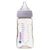 B.box Antikoliková kojenecká láhev 240 ml -Růžová +Cestovní odkapávač ZDARMA