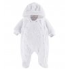 Eevi teplý overal s ouškama vel.56 - bilý