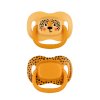 canpol babies set symetrickych silikonovych dudliku babiesboo 18m oranzovy