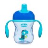 CHICCO Hrneček Training s držadly 200 ml modrý 6m+