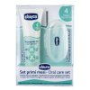 CHICCO Set zubní uklidňující gel a kartáček na prst s pouzdrem 4m+