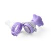 Babyono Dudlík silikonový na krmení Flower violet 6m+