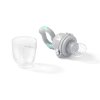 Babyono Dudlík silikonový na krmení Dino grey 6m+