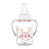canpol babies lahev uzkohrdla s uchyty cute animals 120ml zajic (1)