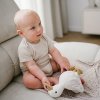 Babyono Hračka plyšová s chrastítkem Husa Zoe 0m+