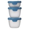 Q12385 b box Sada krabicek Snack Tubs 3 ks Modre