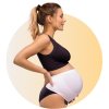 5005 seamless maternity support band white