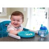 Chicco Talíř silikonový, modrozelená 12m+
