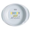 Chicco Set jídelní - talíř, miska neutral 12m+