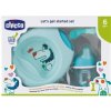 Chicco jídelní set 6m+ modrý