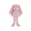 Zajíček Teddy plyšový dlouhé nohy 30cm -sv.růžový