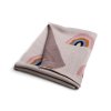 0036098 kocyk rainbow z bawelny 80x100