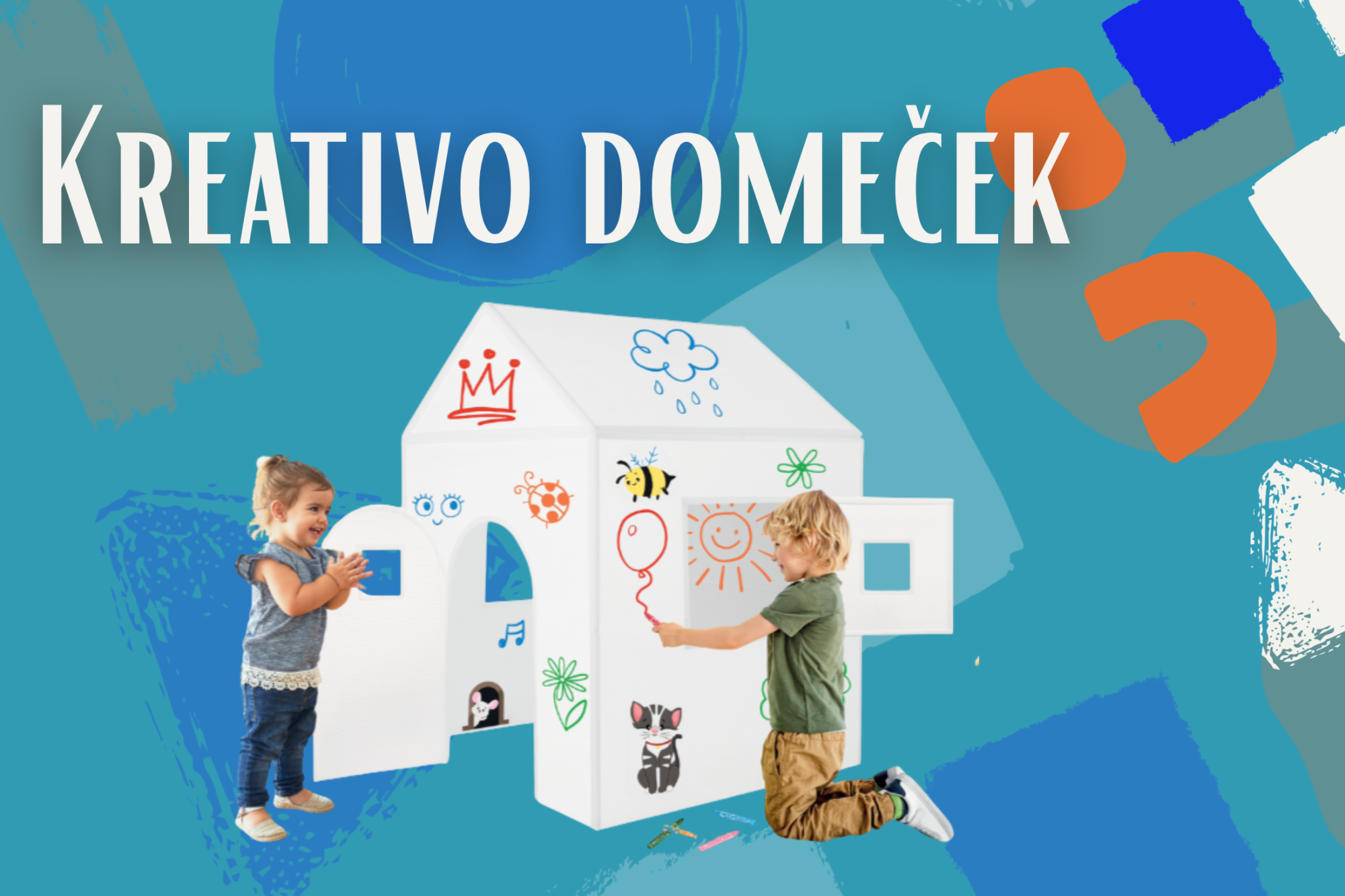 Jak podpořit kreativitu? Kreativo domeček je připravený rozvíjet dětskou představivost.