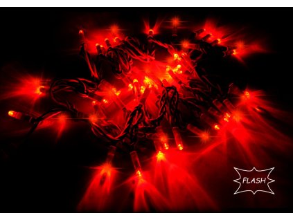 1335 1 string lite flash cervena cerveny kabel 12m 180led 3x60 230v 15w