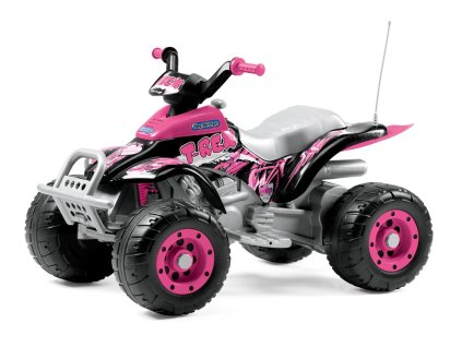 Elektrická štvorkolka Peg Pérego Corral T Rex 12V ružová