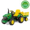 PegPerego John Deere Ground Force traktor s vlekem Lithium 330W