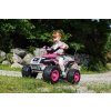 Elektrická štvorkolka Peg Pérego Corral T Rex 12V ružová garnitúra