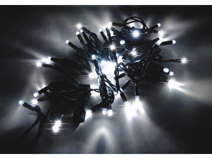 String Lite studená biela/čierny kábel 24m 360LED(3x60) 230V 30W