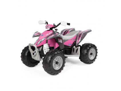 Elektrická štvorkolka PegPerego Polaris Outlaw pink power 12V ružová