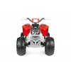 Elektrická štvorkolka PegPerego Polaris Outlaw red 12V červená