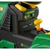 Elektrický nakladač PegPerego John Deere Ground Loader 12V zelená + vlečka